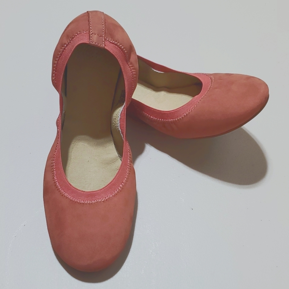 Charleston Gigi Coral ballet shoe flat size 10